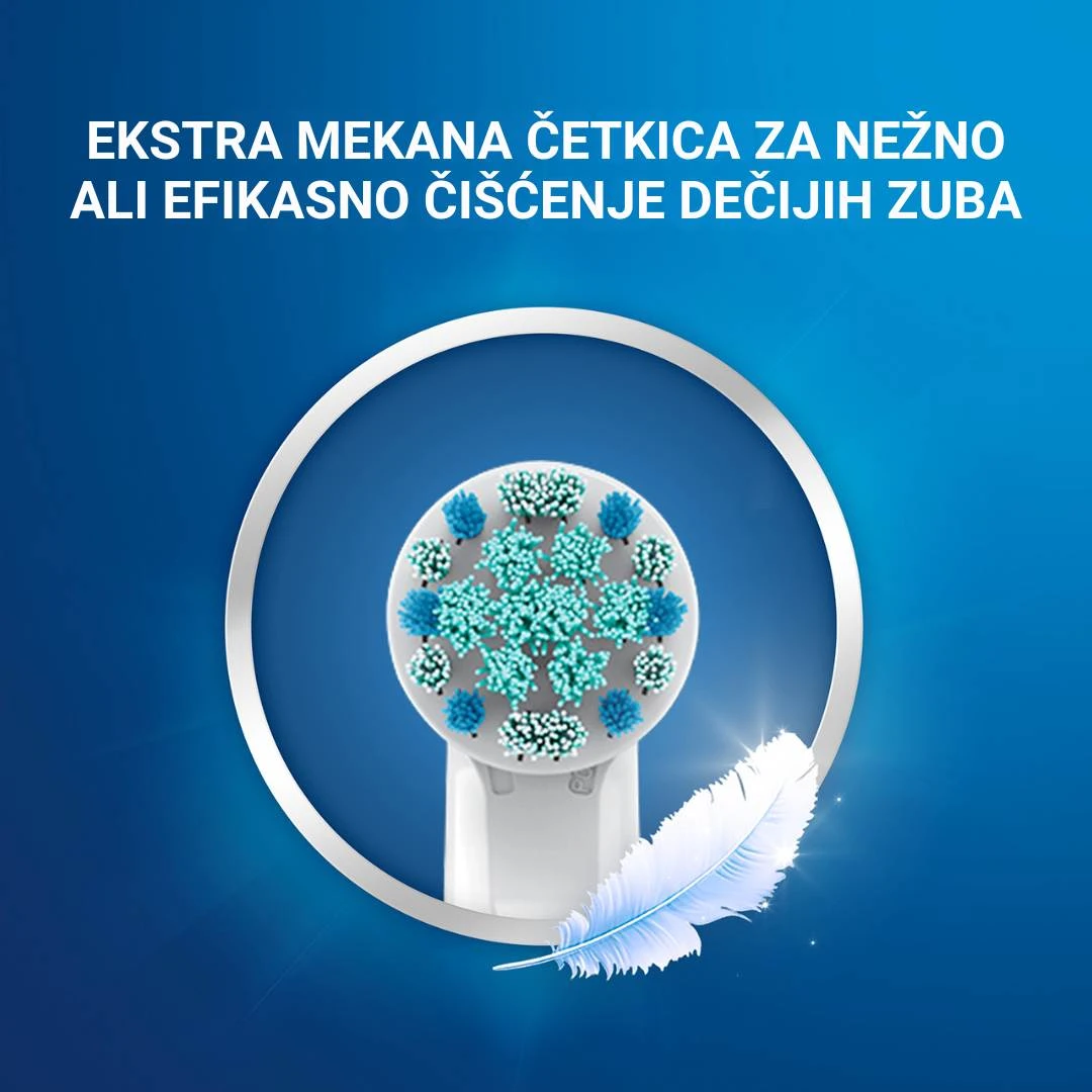 Oral-B® Nastavci za Četkicu MICKEY&MINNIE  Ekstra Soft 2 Nastavka za Dečiju Električnu Četkicu