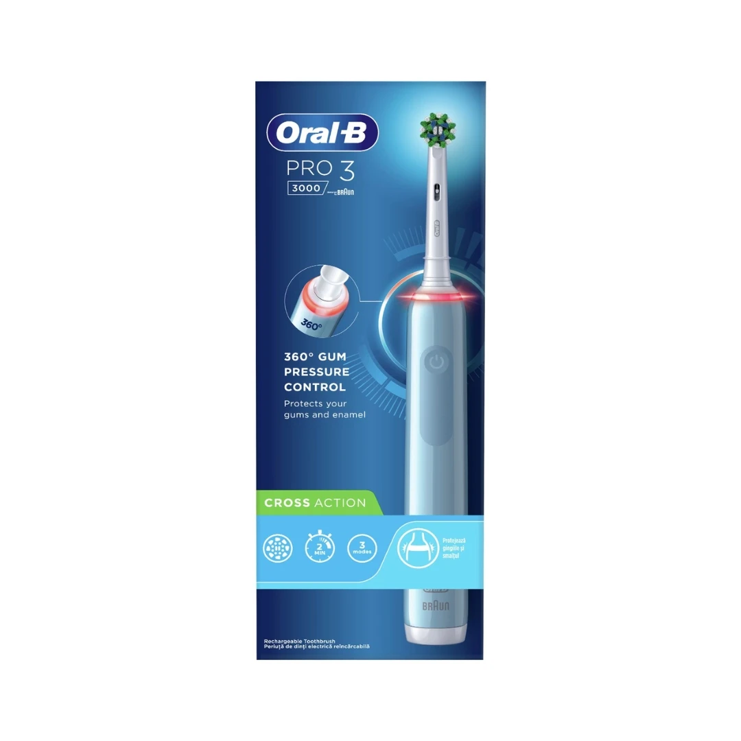 Oral-B® PRO 3 Električna Četkica za Zube Plava