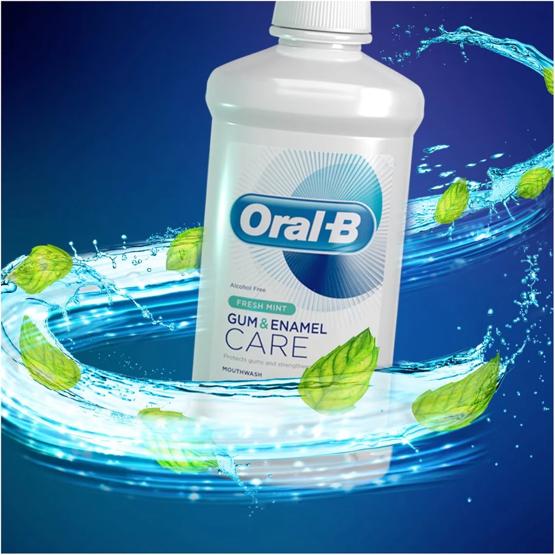 Oral-B® Tečnost za Ispiranje Usta Gum&Enamel Fresh Mint 500 mL