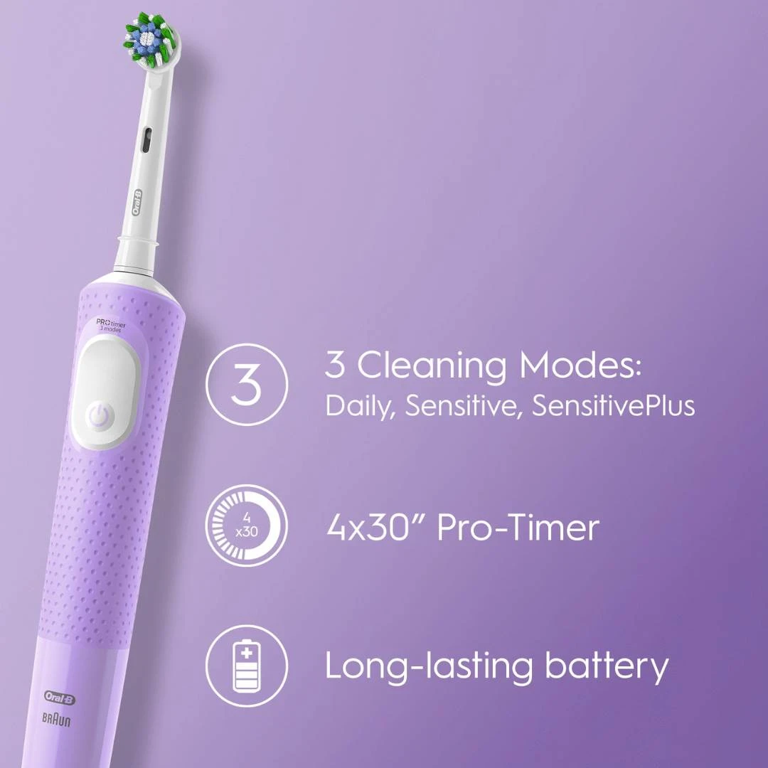 Oral-B® Vitality Pro Električna Četkica za Zube Duo Pack (Crna + Roze)