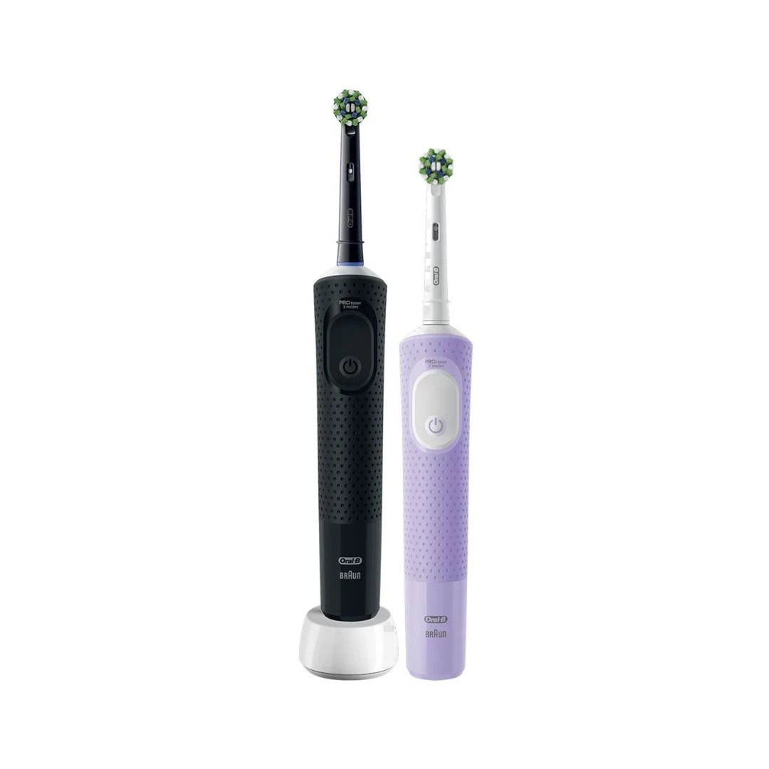 Oral-B® Vitality Pro Električna Četkica za Zube Duo Pack (Crna + Roze)