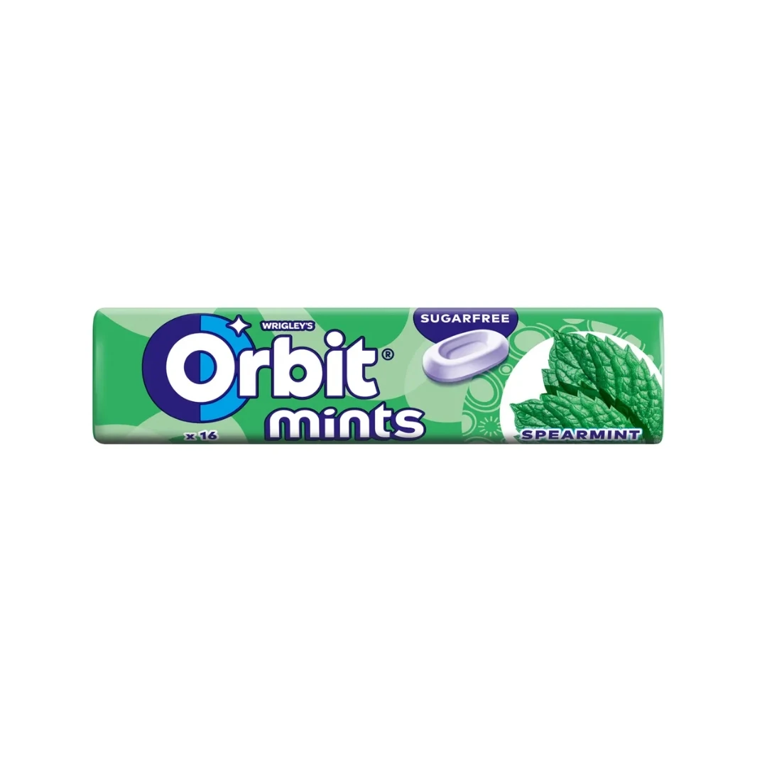 Orbit® Bombone SPEARMINT Svetlo Zelene sa Ukusom Mente 16 Bombona