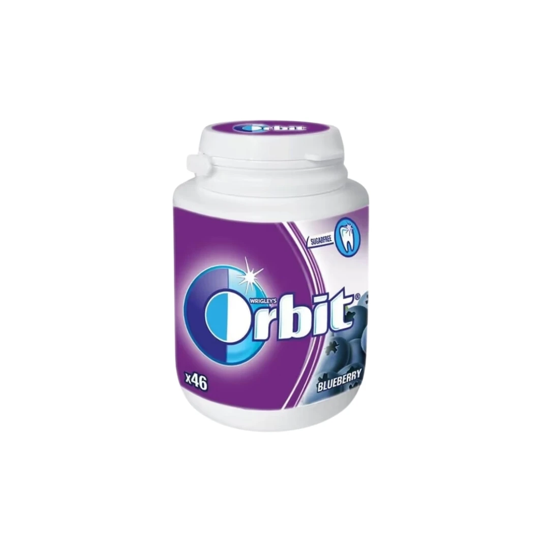 Orbit® Žvake BOROVNICA Bočica 46  Žvaka