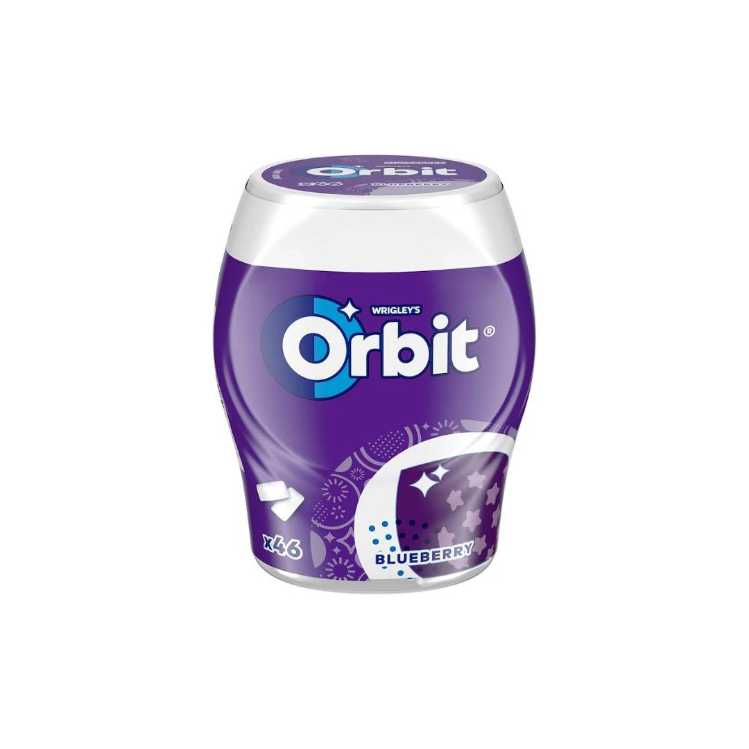 Orbit® Žvake BOROVNICA Bočica 46  Žvaka