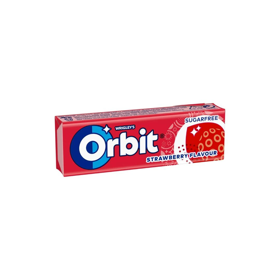 Orbit® Žvake JAGODA 10 Žvaka Strawberry