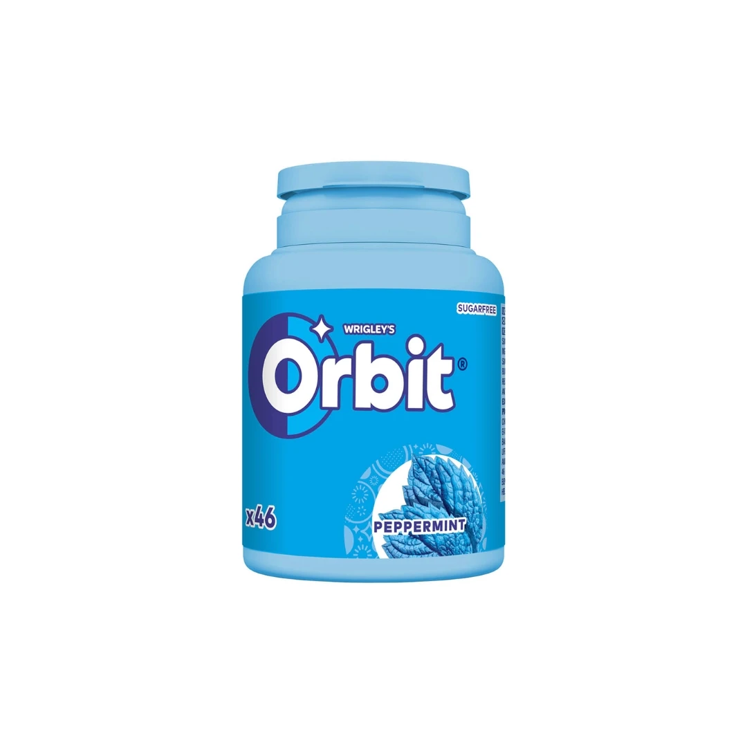 Orbit® Žvake PEPPERMINT sa Ukusom Mente Bočica 46 Žvaka