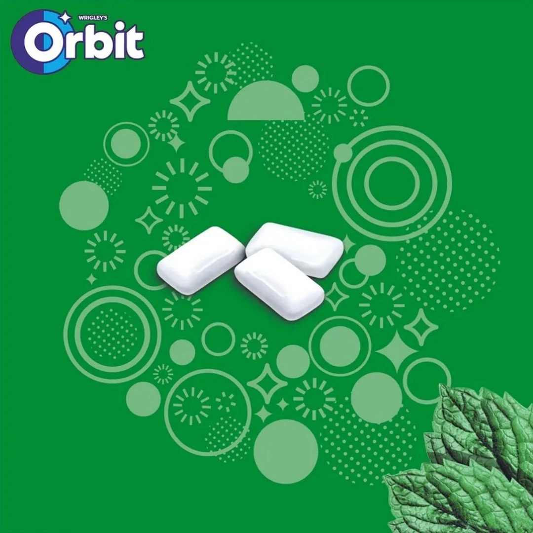 Orbit® Žvake SPEARMINT sa Ukusom Mente Bočica 60 Žvaka