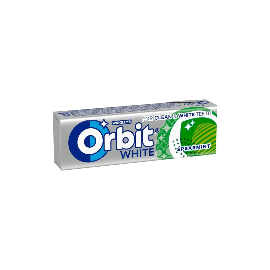 Orbit® Žvake WHITE SPEARMINT 10 Žvaka