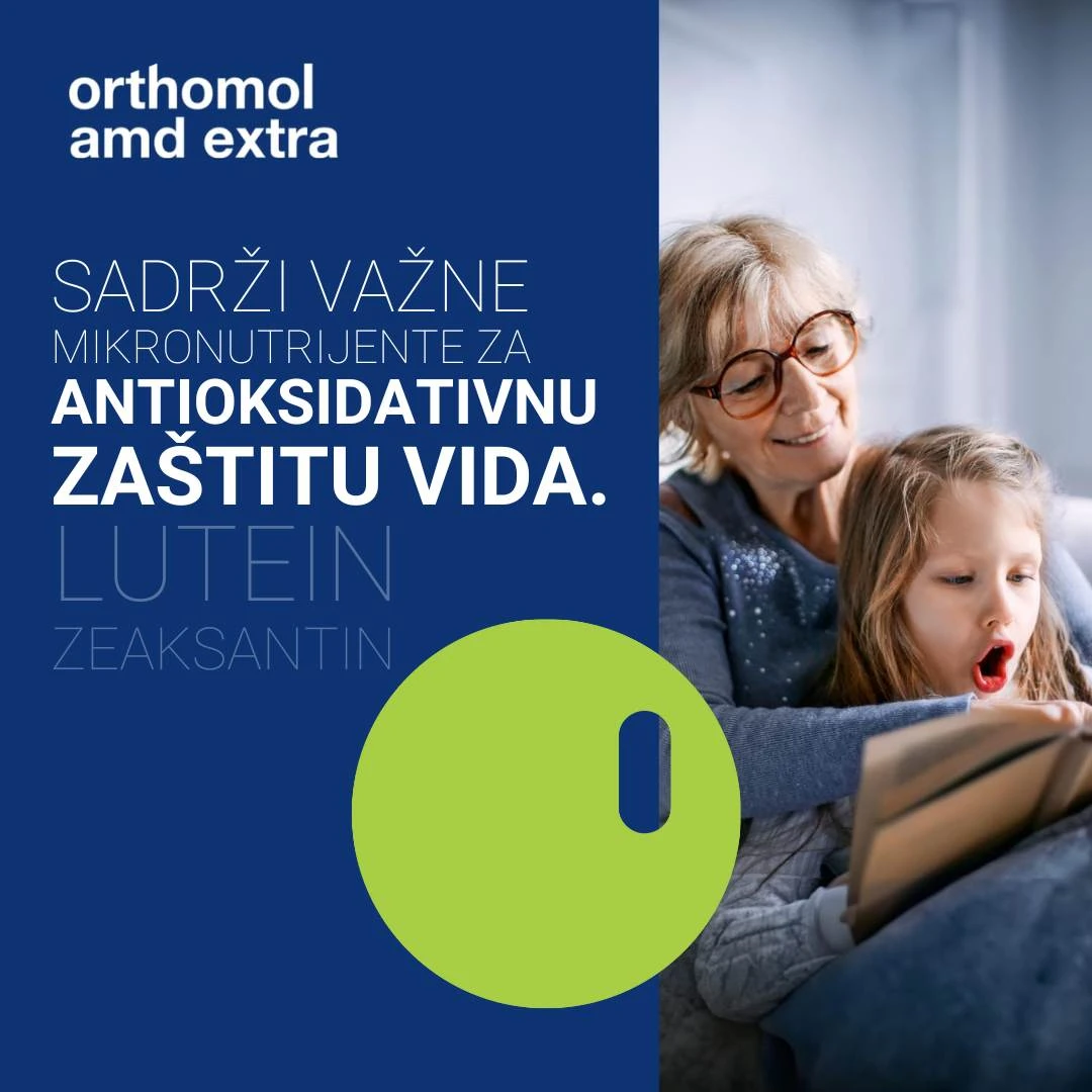 Orthomol AMD Extra kod Degeneracije Makule 120 Kapsula