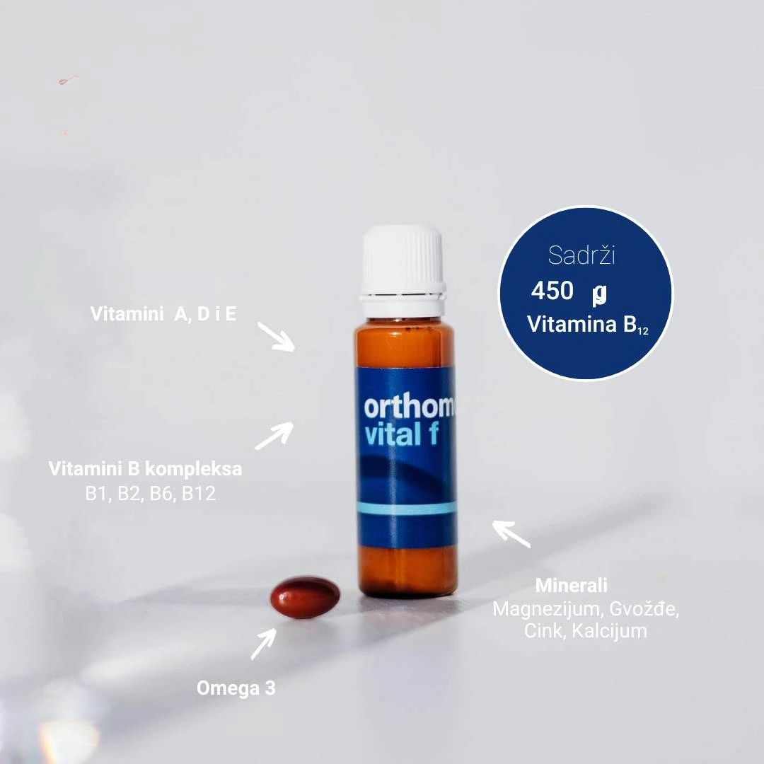 Orthomol Vital F Vitamini za Žene 30 Bočica