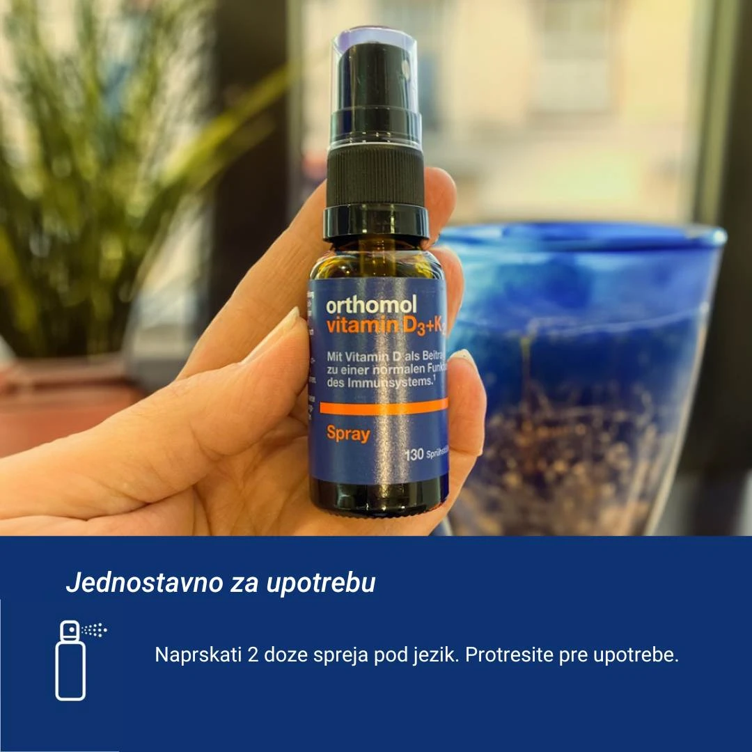 Orthomol Vitamin D3 i K2 Sprej za Kosti 20 mL