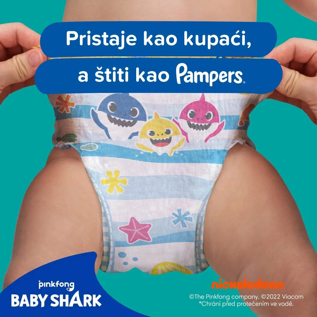 Pampers® SPLASHERS 14+ kg 10 Pelena za Plivanje