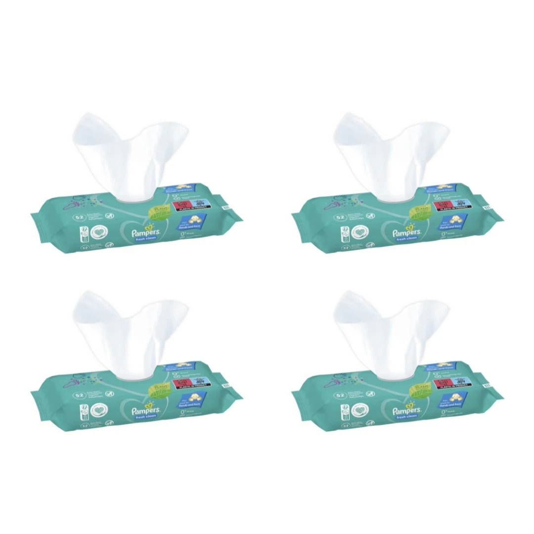 Pampers® Vlažne Maramice Fresh Clean 4x52 PROMO PAKOVANJE