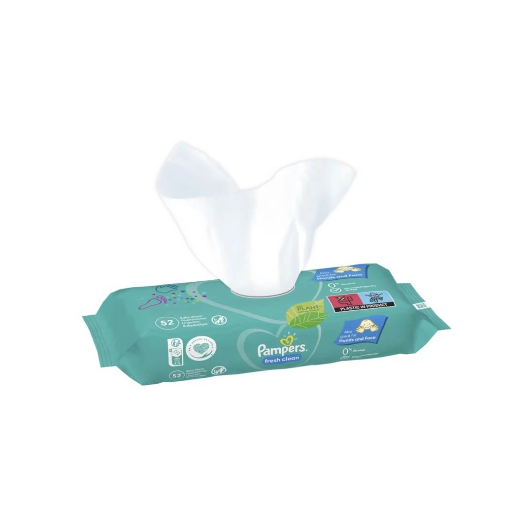 Pampers Vlažne Maramice Fresh Clean 52