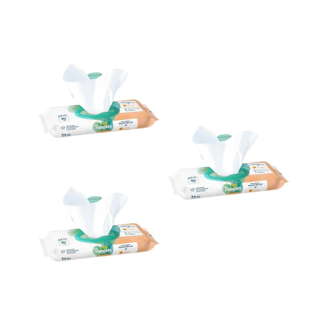 Pampers® Vlažne Maramice Protect Care sa Nevenom 3x44