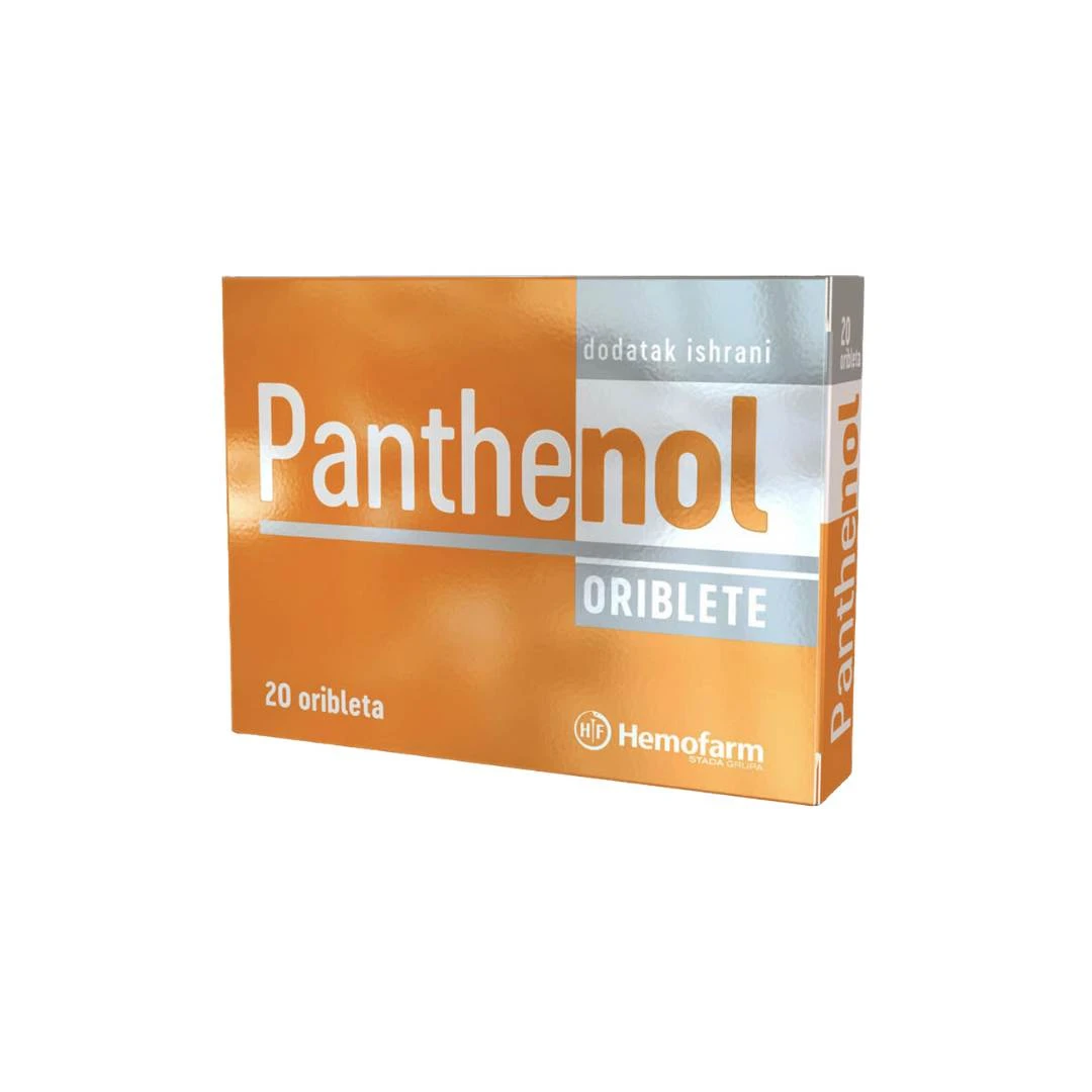 HEMOFARM Pantenol Oriblete 20 Oribleta