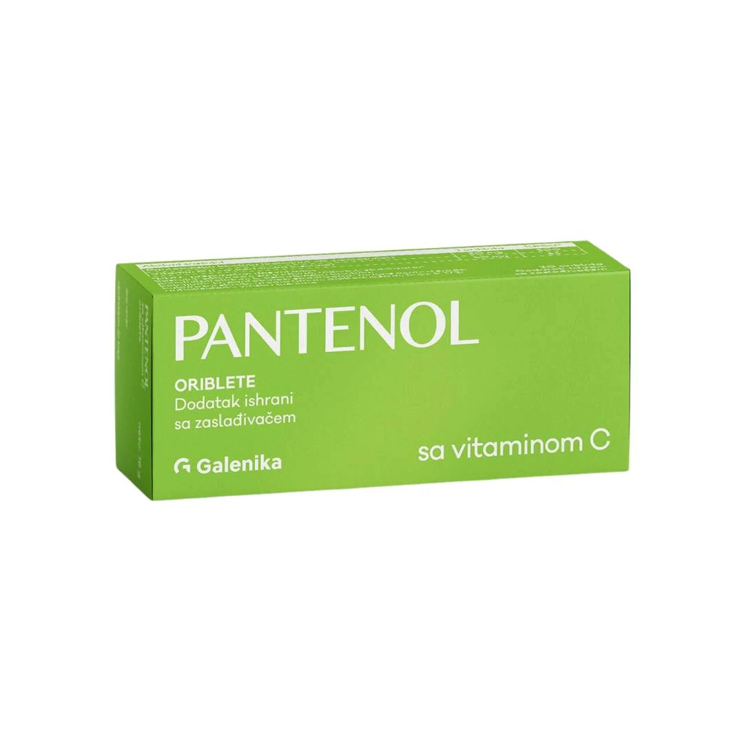 Galenika Pantenol Oriblete sa Vitaminom C 20 Oribleta