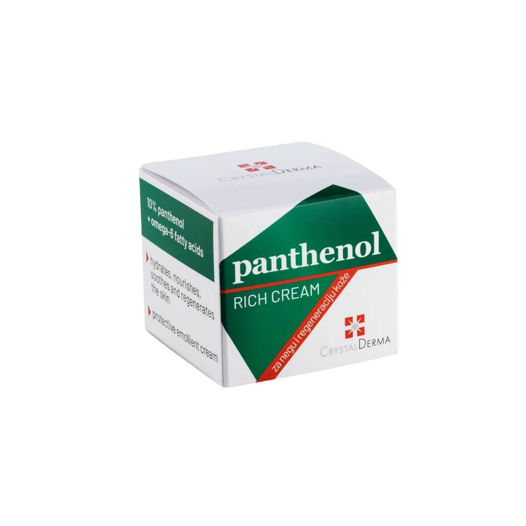 Panthenol Rich Cream 50 mL; Pantenol Krema za Hidrataciju i Negu Suve i Osetljive Kože