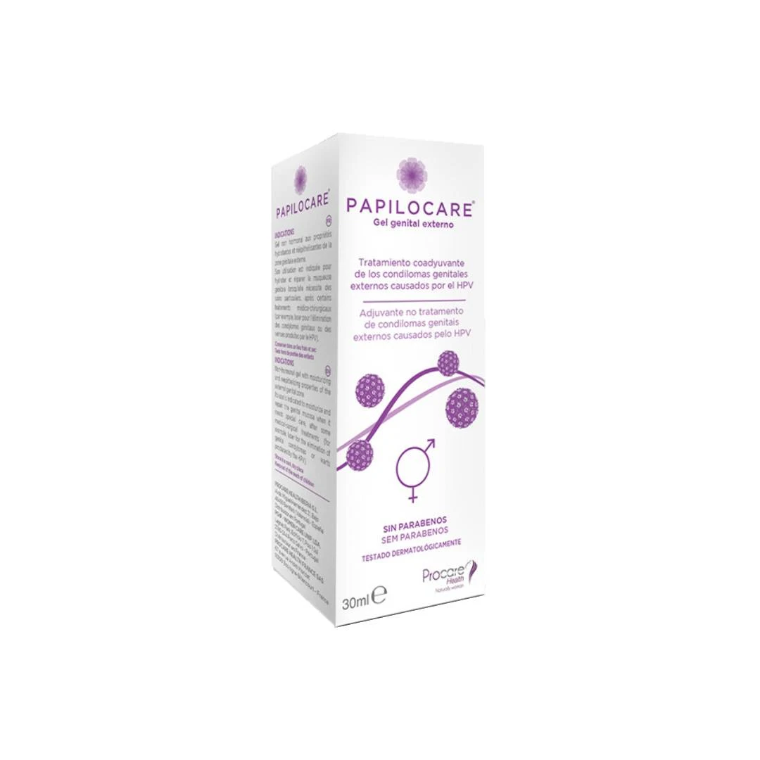 PAPILOCARE® External Gel 30 mL; Gel za Obnavljanje Sluzokože Genitalnih Zona