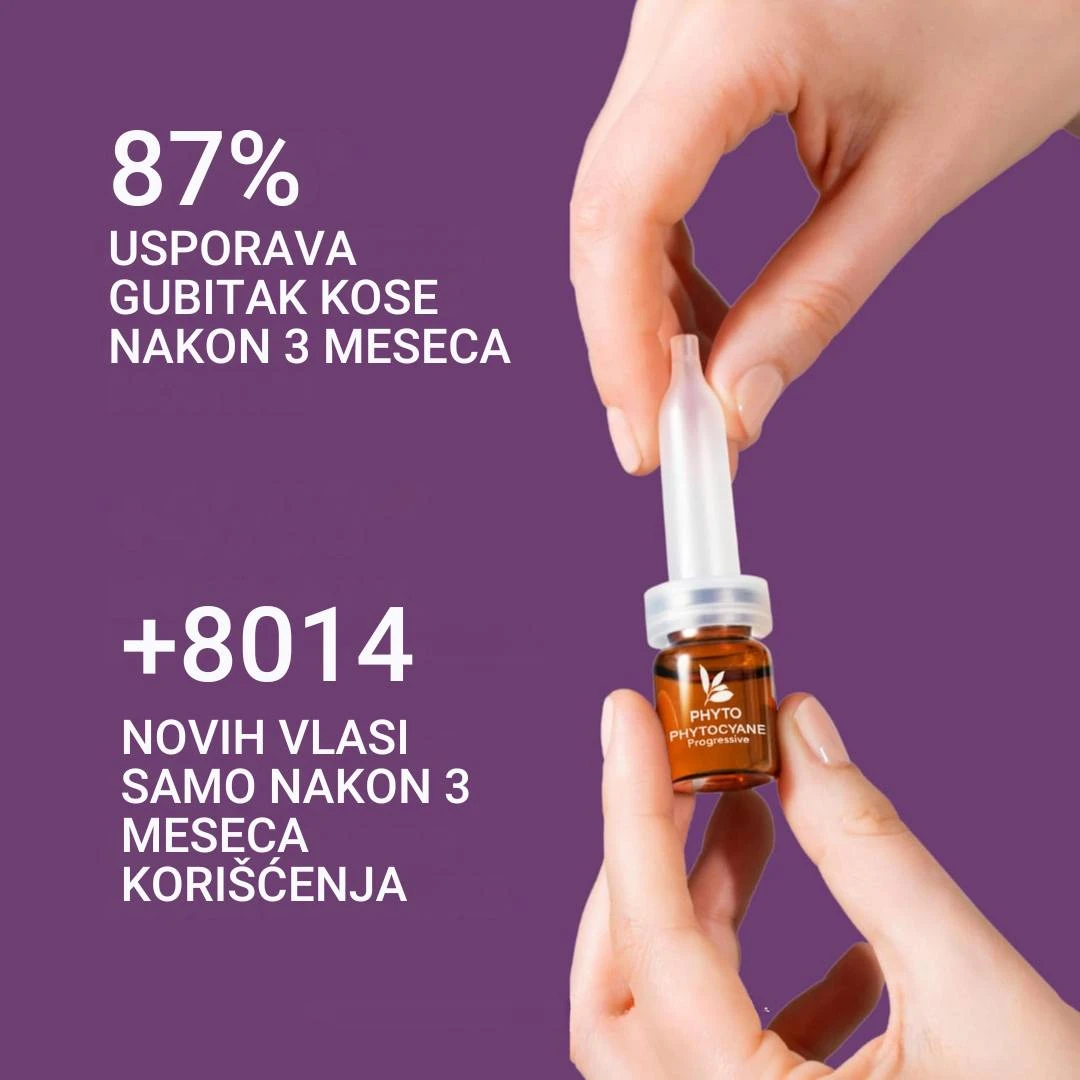 PHYTOCYANE WOMEN PROGRESSIVE Tretman Protiv Opadanja Kose za Žene 12x5 mL