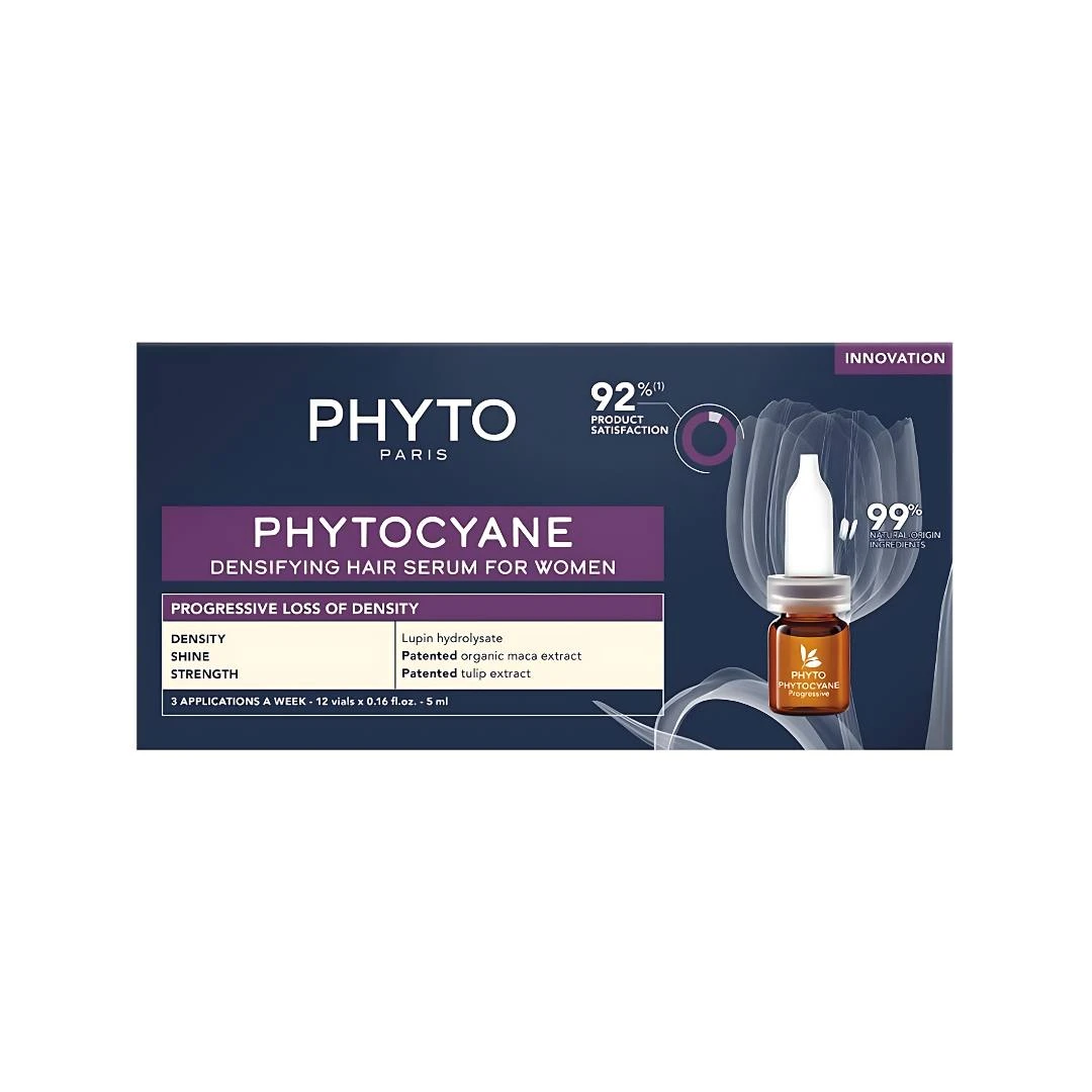 PHYTOCYANE WOMEN PROGRESSIVE Tretman Protiv Opadanja Kose za Žene 12x5 mL