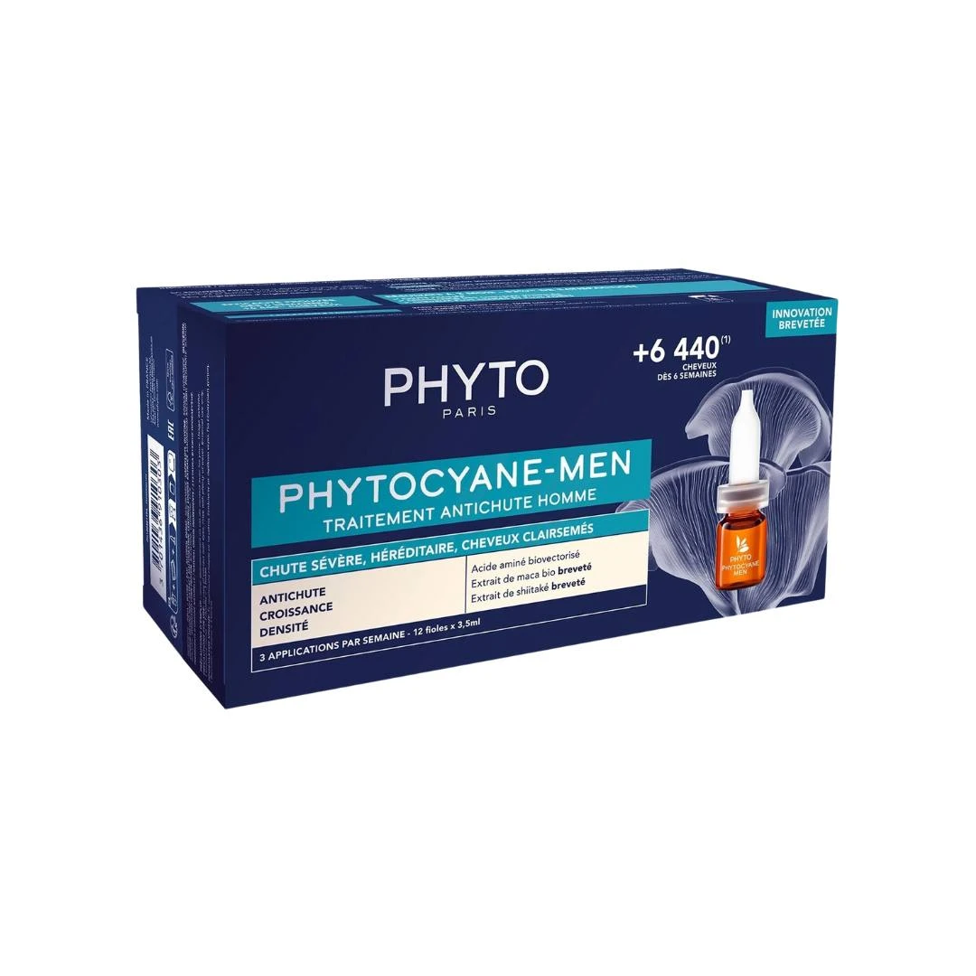 PHYTOCYANE MEN Tretman Protiv Opadanja Kose za Muškarce 12x3,5 mL