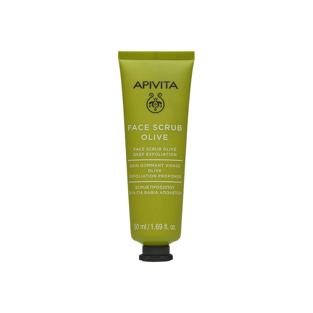 APIVITA Face Scrub Olive Pilig za Dubinsko Čišćenje Lica Maslina 50 mL