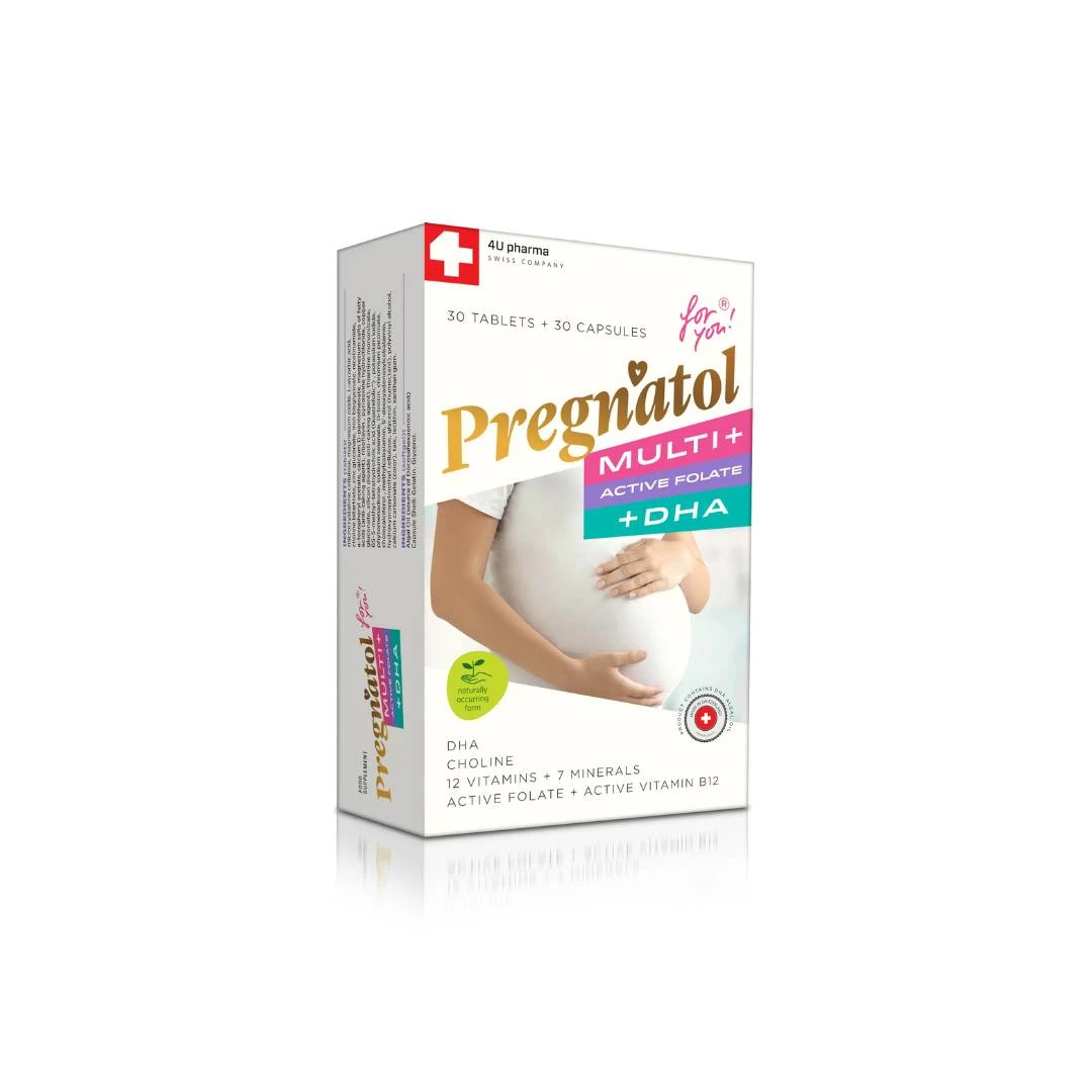 Pregnatol MULTI + ACTIVE FOLATE + DHA 30 Tableta i 30 Kapsula