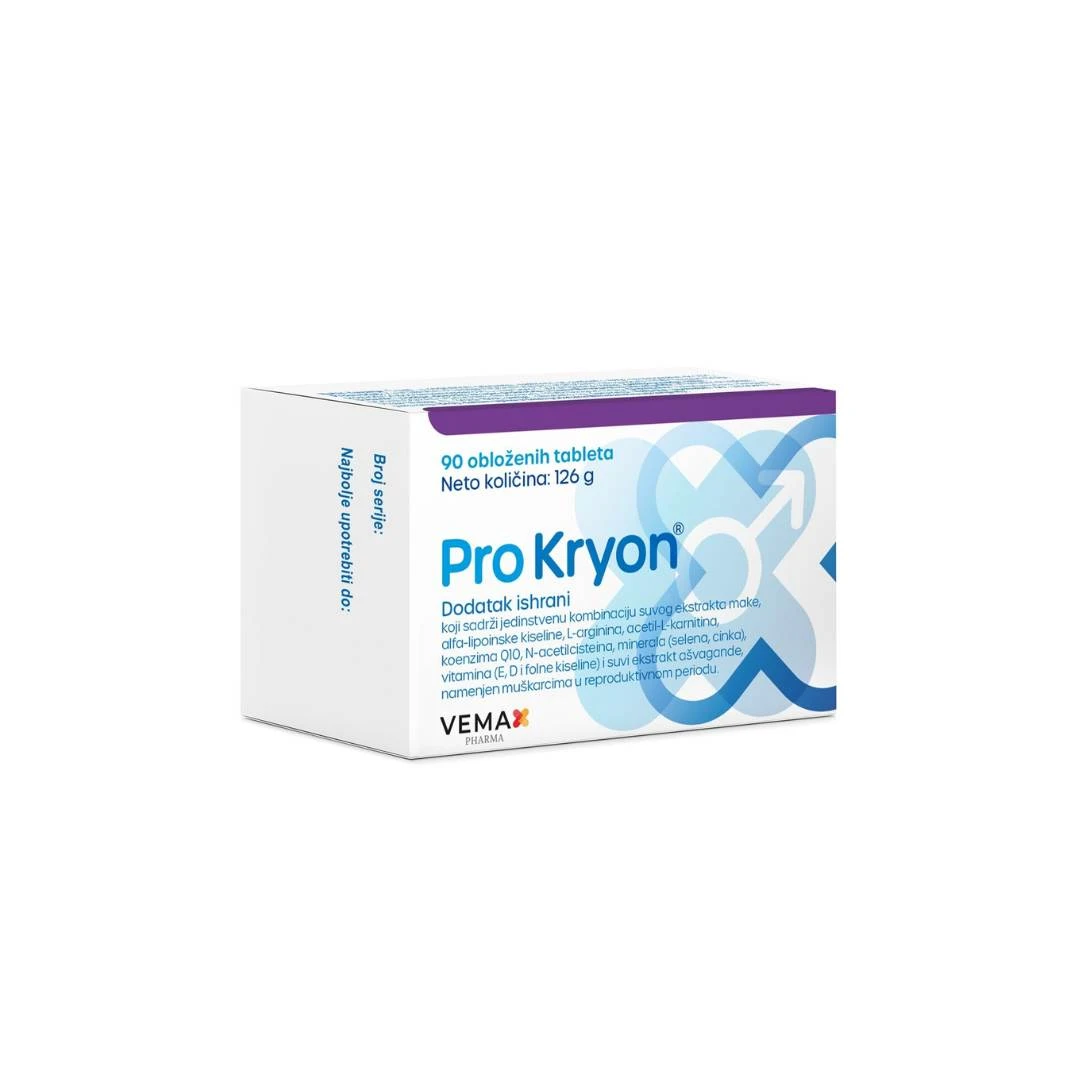 Pro Kryon® 90 Tableta; Muški Infertilitet