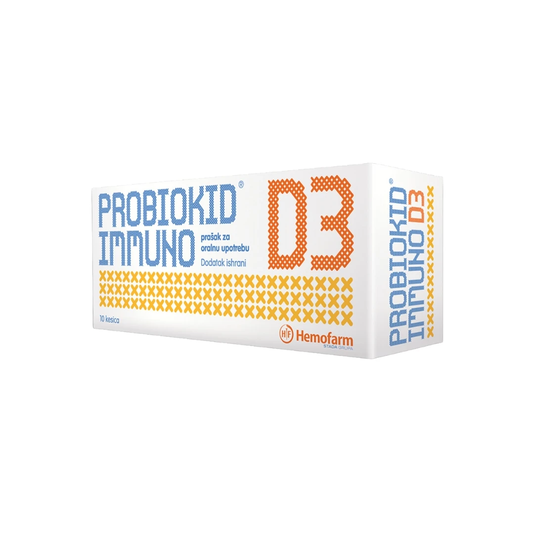 HEMOFARM PROBIOKID® Immuno D3 Probiotik Prašak 10 Kesica