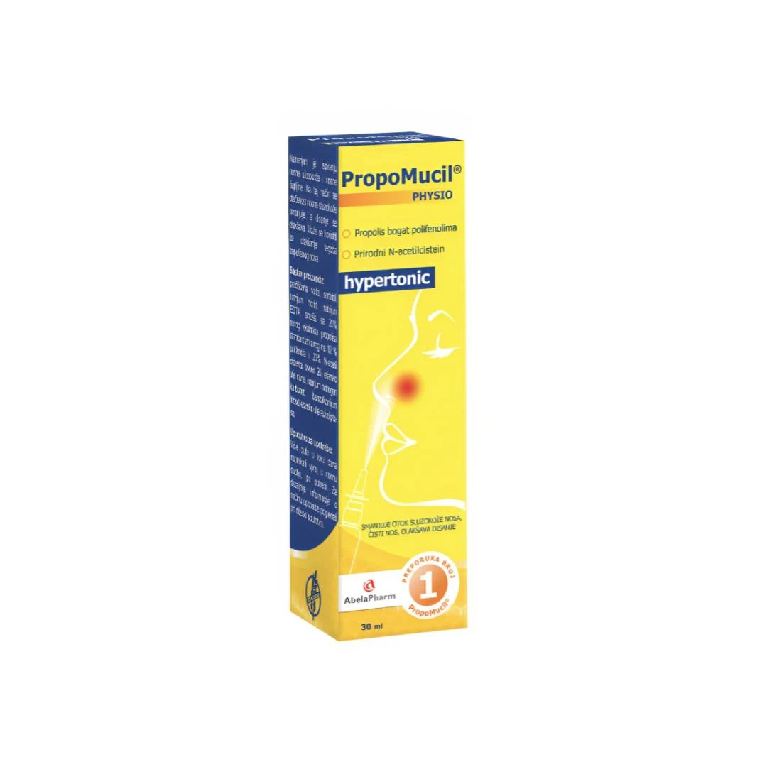 PropoMucil® Physio HYPERTONIC Hipertonični Sprej za Nos 30 mL