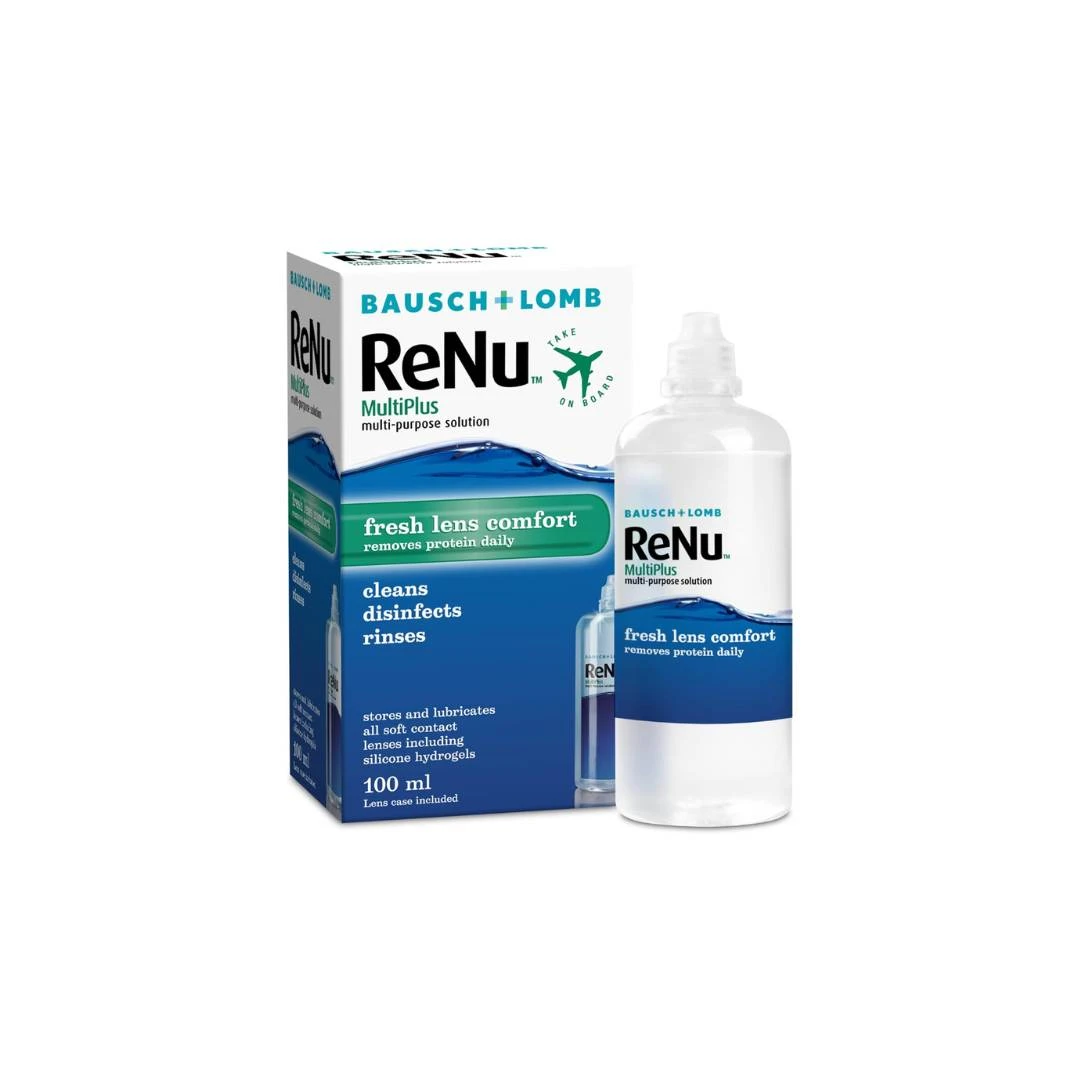 ReNu® MultiPlus Rastvor za Sočiva u Putnom Pakovanju za Avion 100 mL