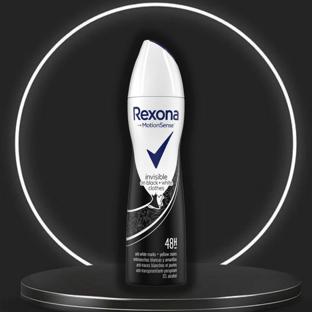 Rexona Anti-Perspirant Invisible on Black+White 48h 150 mL