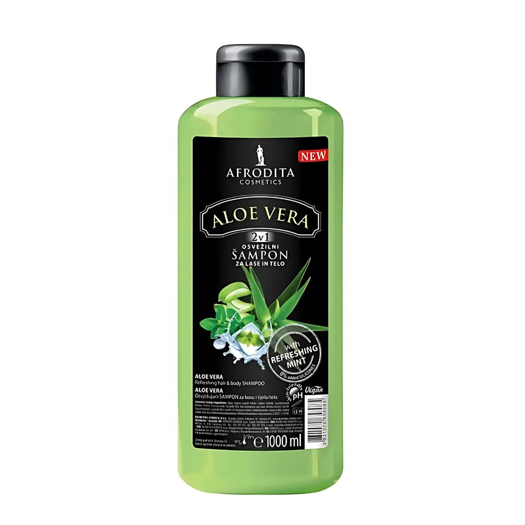 AFRODITA Šampon za Kosu i Telo Aloe Vera 1000 mL