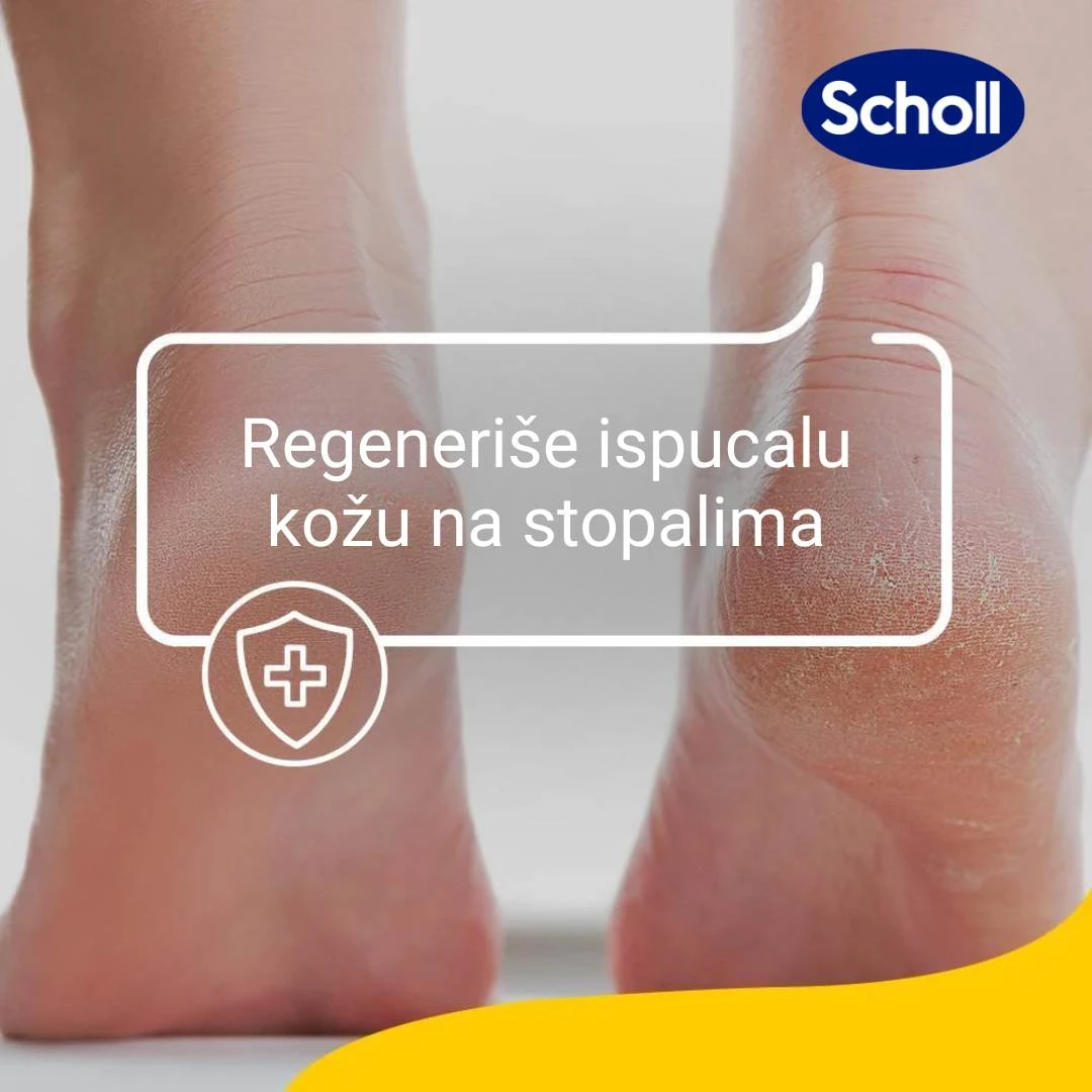 Scholl Krema Active Repair K+ za Ispucale Pete sa Ureom 60 mL