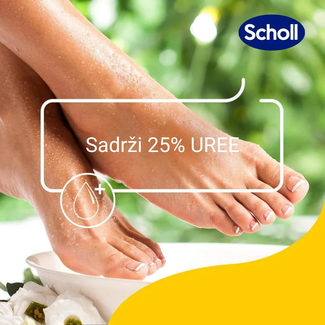 Scholl Krema Active Repair K+ za Ispucale Pete sa Ureom 60 mL