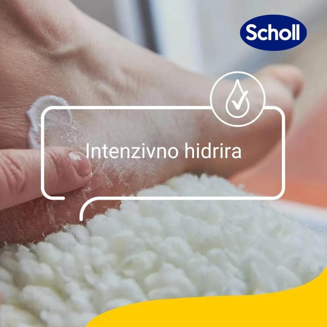 Scholl Krema Active Repair K+ za Ispucale Pete sa Ureom 60 mL