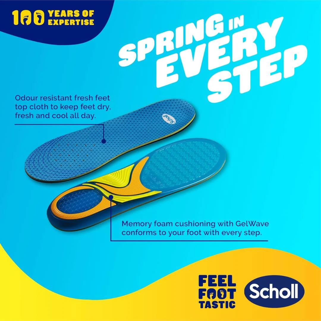 Scholl Gel Activ Ulošci za Obuću CASUAL Comfy Feet L 1 Par