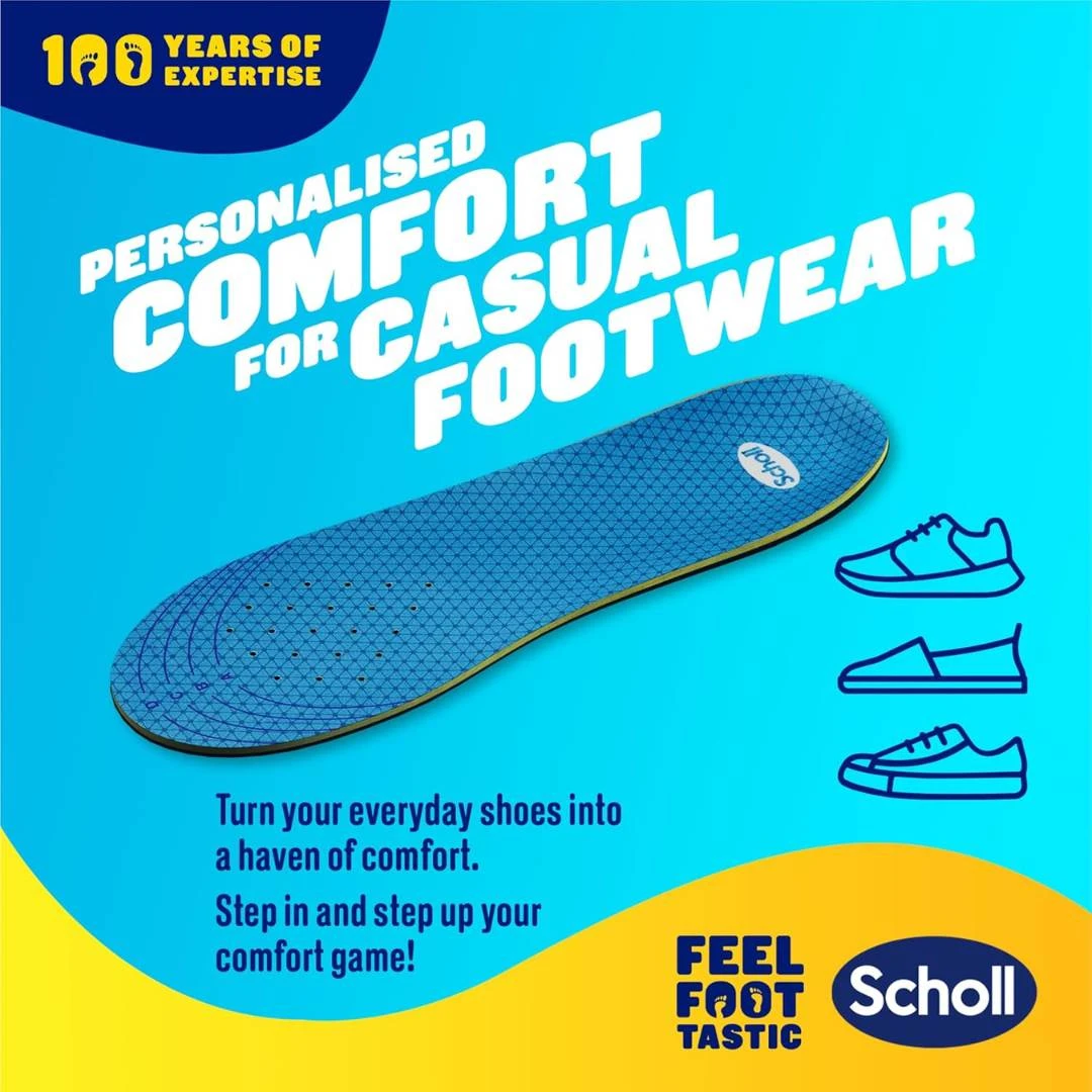 Scholl Gel Activ Ulošci za Obuću CASUAL Comfy Feet L 1 Par