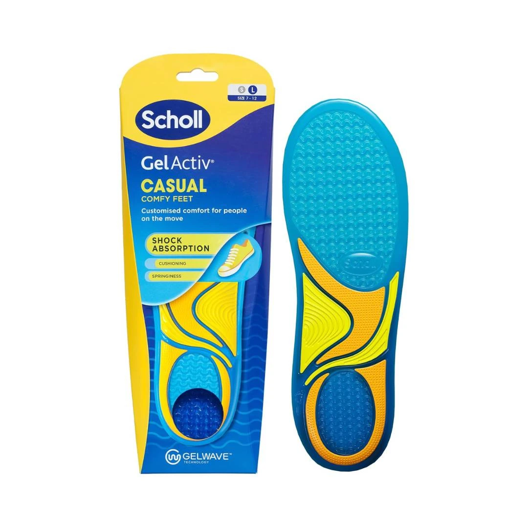 Scholl Gel Activ Ulošci za Obuću CASUAL Comfy Feet L 1 Par