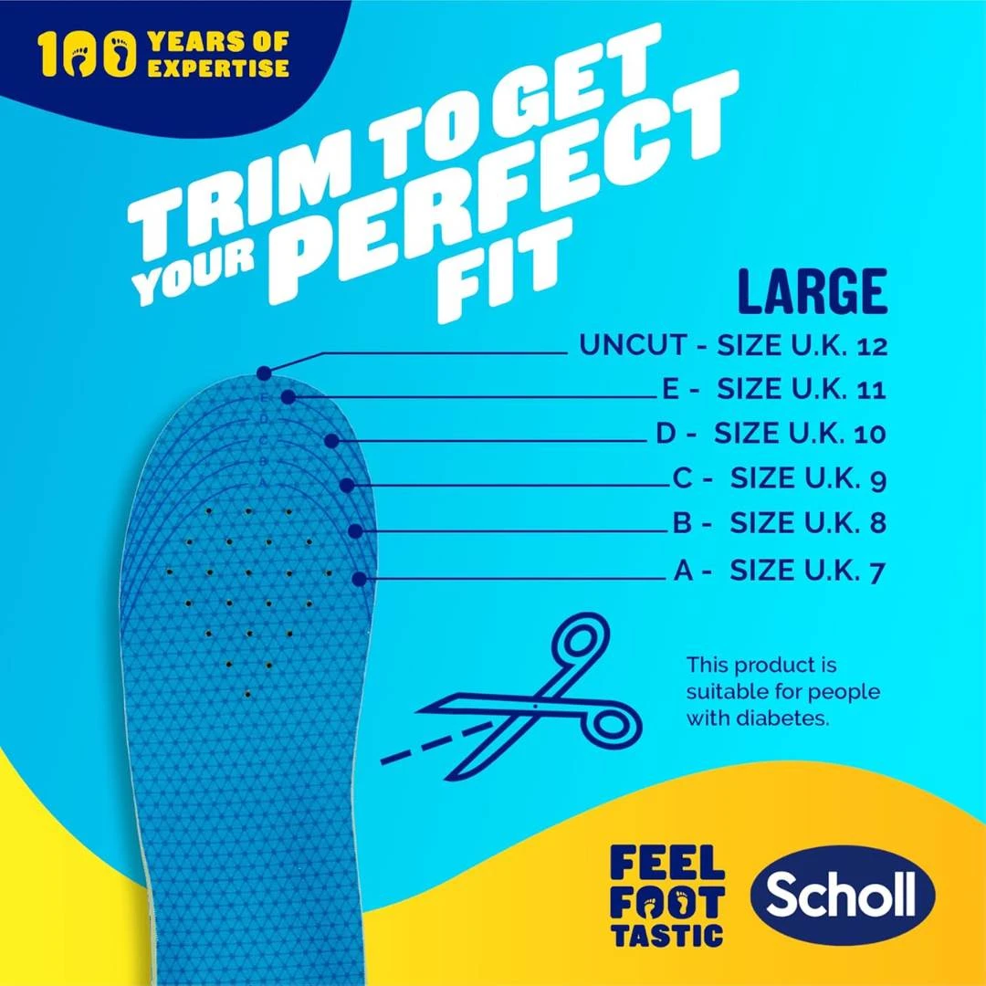 Scholl Gel Activ Ulošci za Obuću CASUAL Comfy Feet L 1 Par