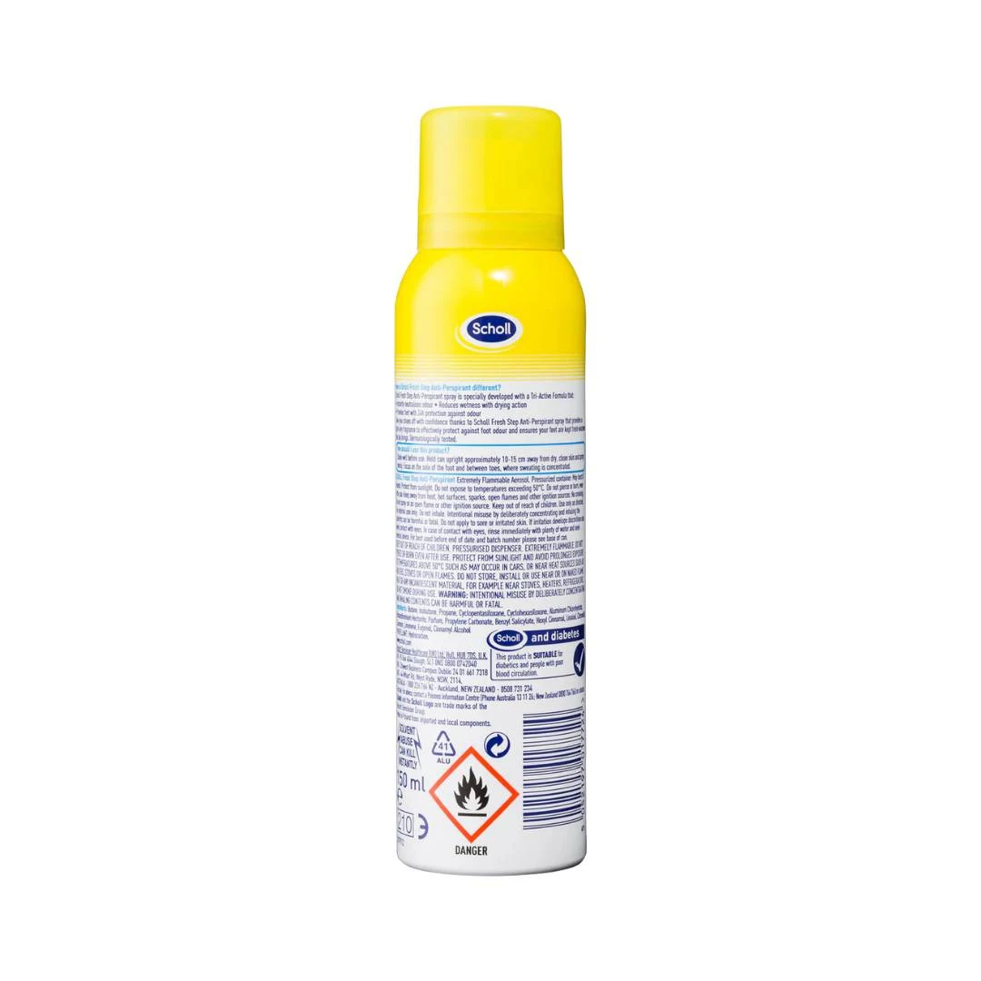 Scholl Sprej Fresh Step Antiperspirant Sprej za Stopala Protiv Neprijatnih Mirisa Nogu 150 mL