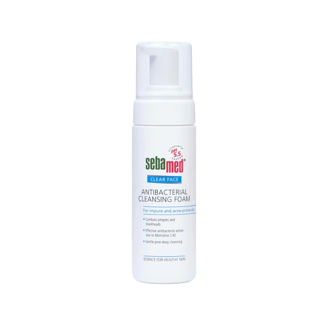 Sebamed® CLEAR FACE Antibakterijska Pena za Umivanje i Čišćenje Lica 150 mL