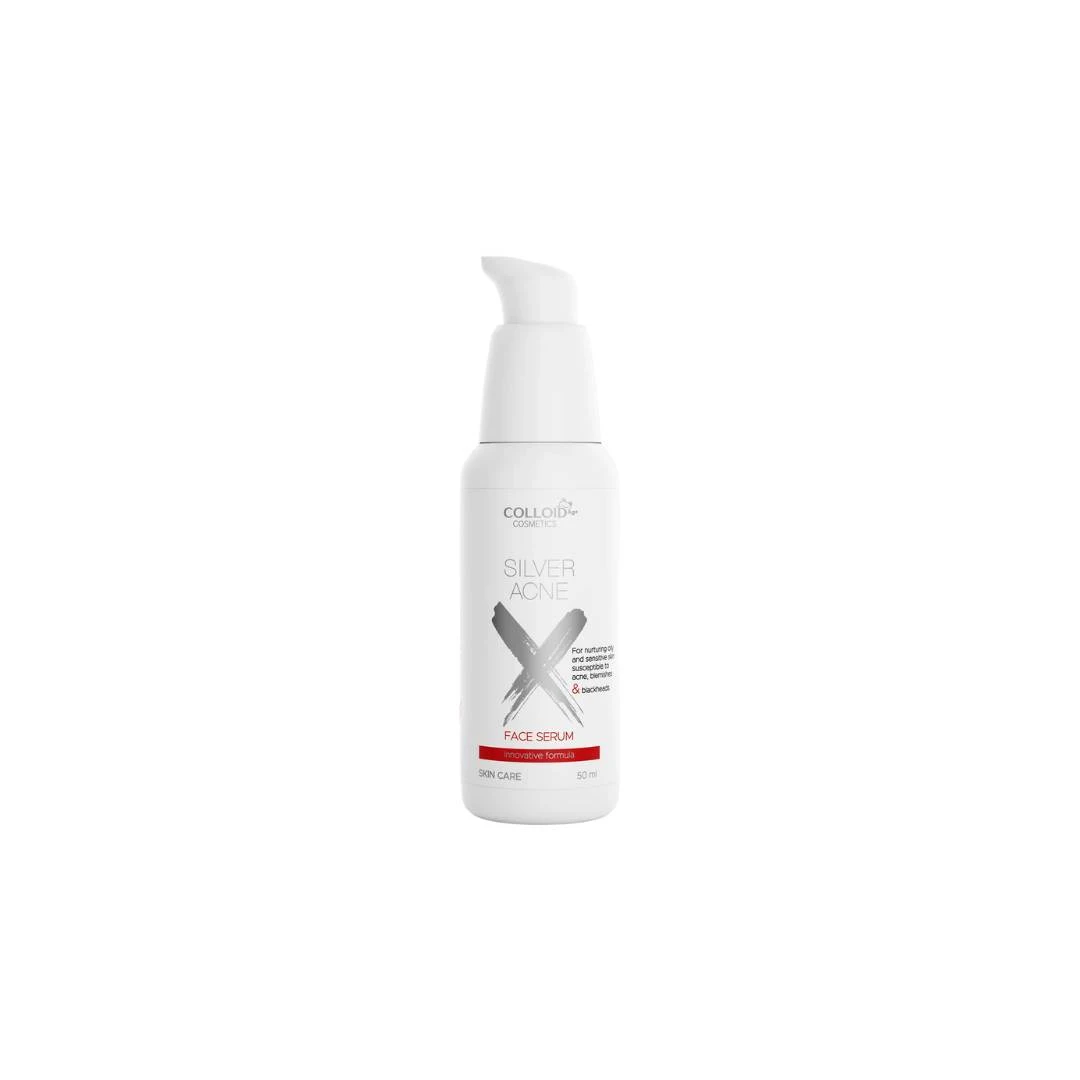 SILVER ACNE X Serum za Lice 50 mL; Akne; Bubuljice; Mitiseri; Masna Koža