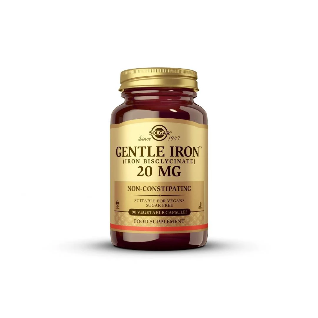 SOLGAR® Gentle Iron® 20 mg 90 Kapsula 