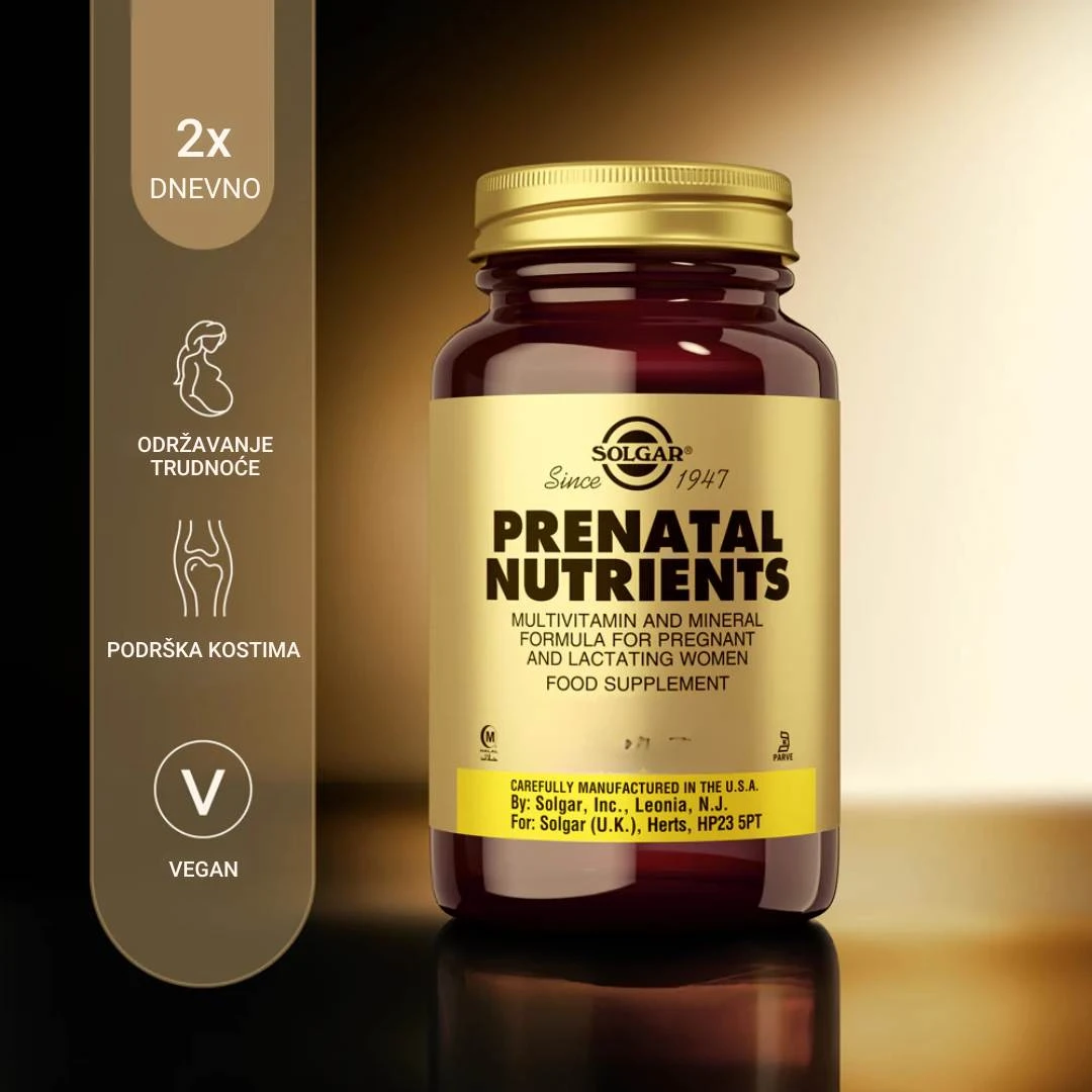 SOLGAR® Prenatal 120 Tableta za Trudnice i Dojilje