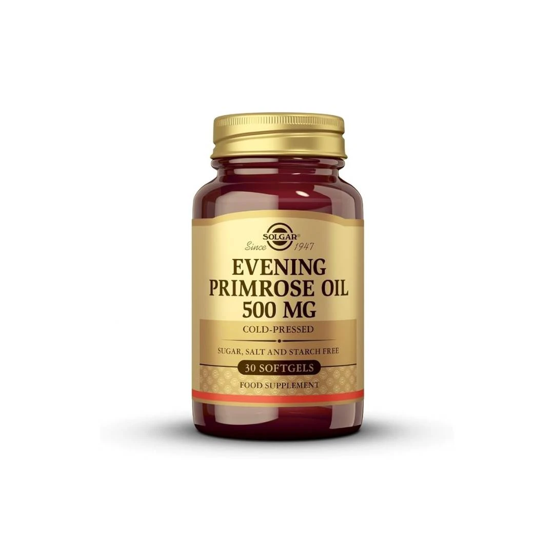 SOLGAR® Evening Primrose Oil Ulje Žutog Noćurka 500 mg 30 Kapsula 