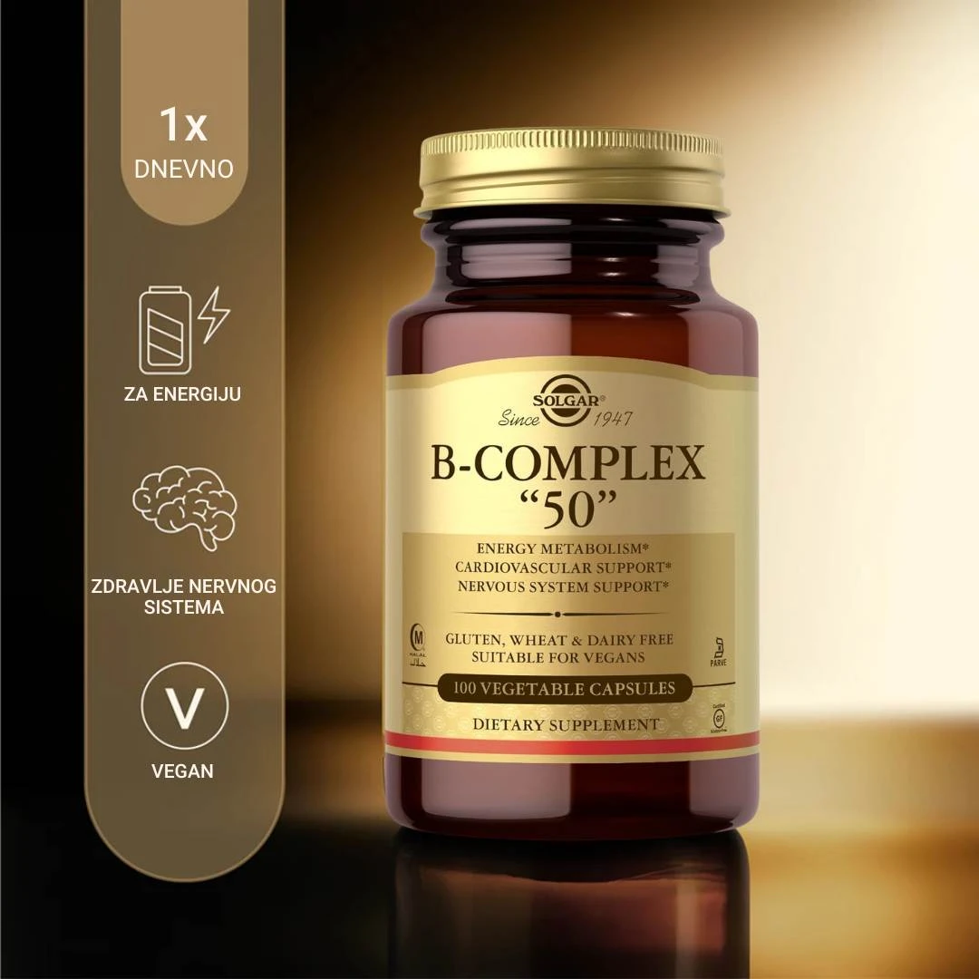 SOLGAR® Vitamin B Complex 50 100 Tableta