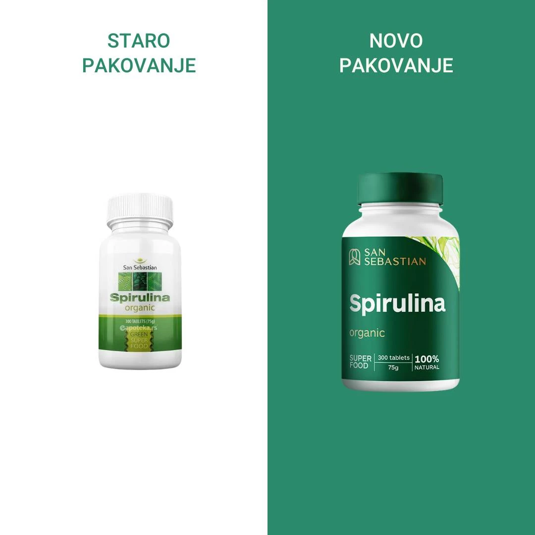 SAN SEBASTIJAN Spirulina 300 Tableta