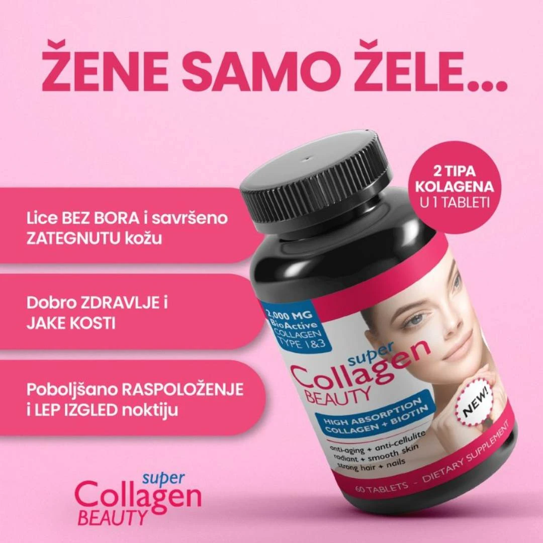 Super Collagen Beauty 60 Tableta Kolagen